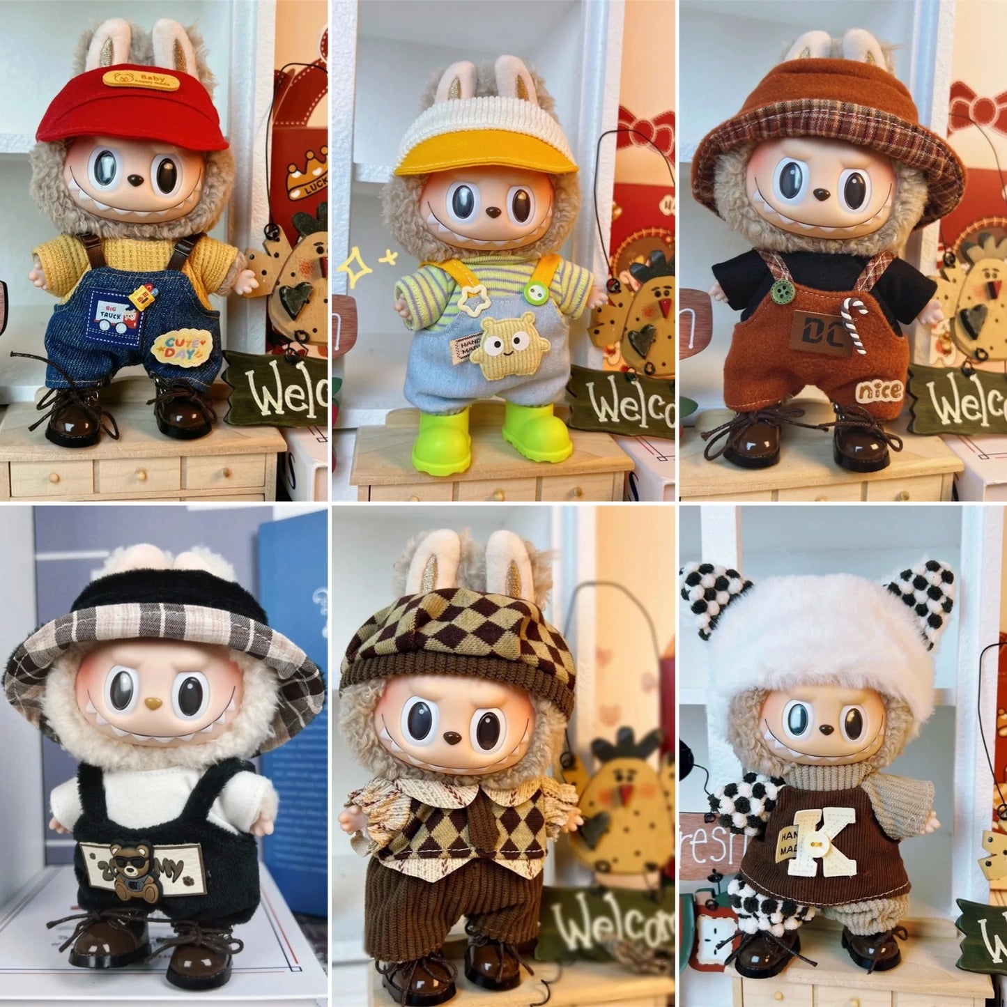 Stylish Labubu Doll Outfits